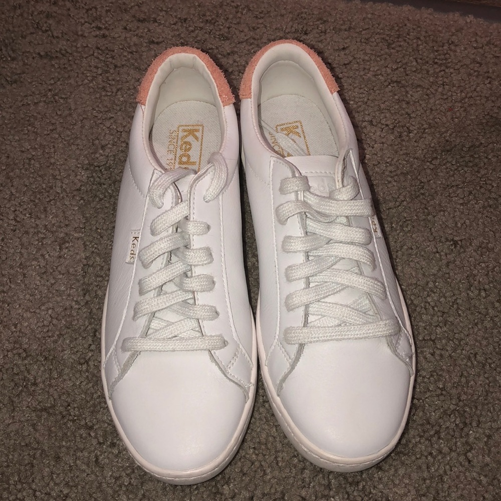 Keds White Leather Sneakers